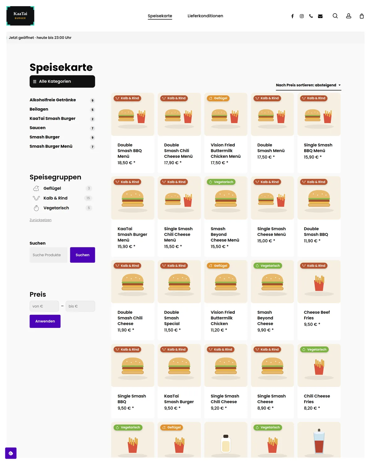 Screenshot burger.mor3.de